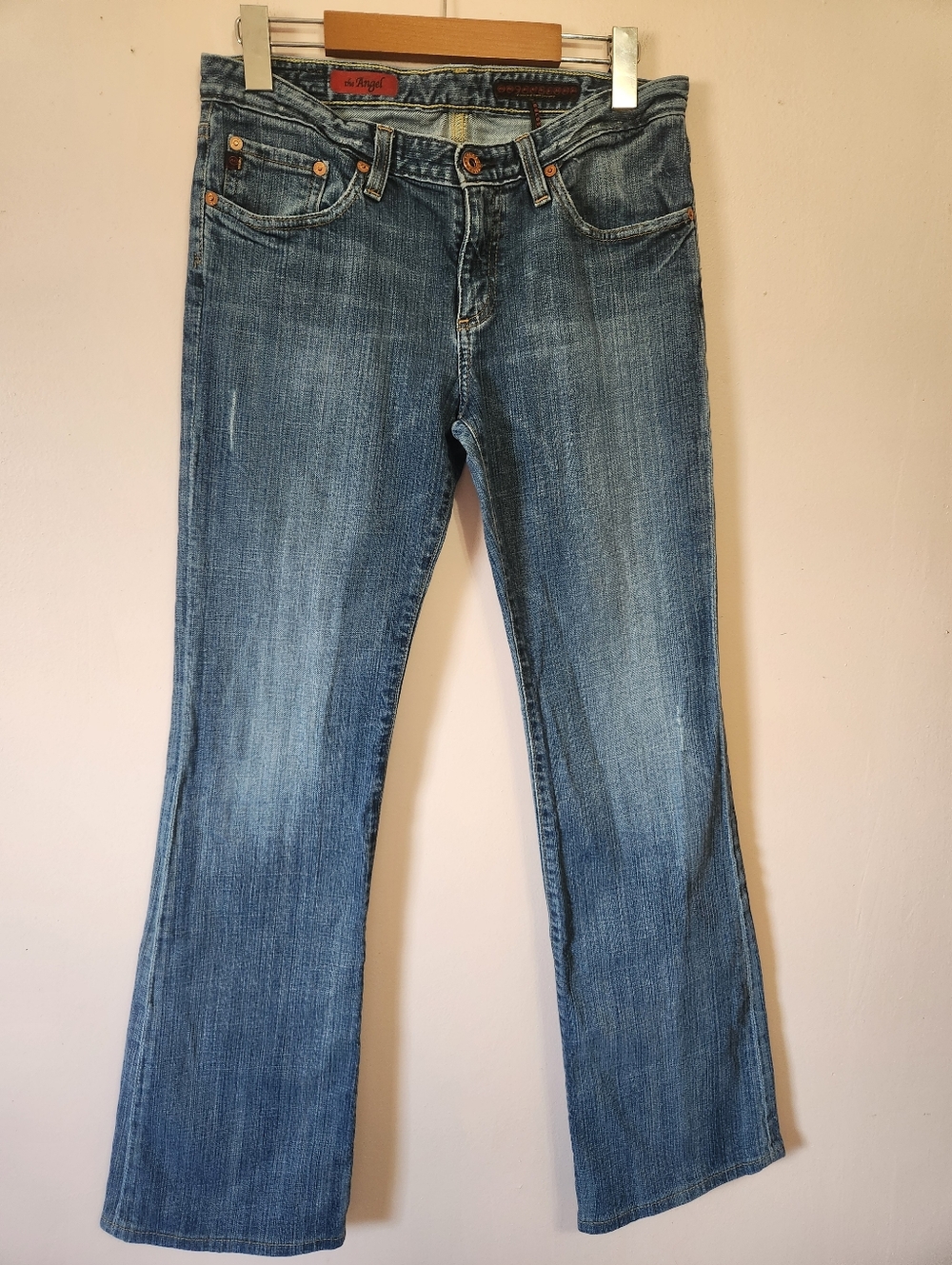 Vintage Y2K AG Adriano Goldschmied The Angel Bootcut Jeans Size 28 Made in USA